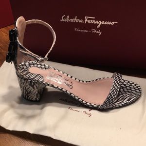 Edgar Osorio by Ferragamo Snakeskin sandals